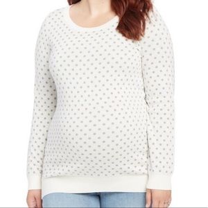 Motherhood Maternity Dot Sweater
